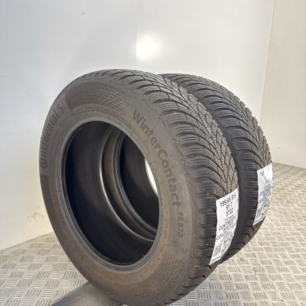 Gomme Usate 195 65 R15 91T Continental Winter Contact TS870 100% Invernali - immagine 5