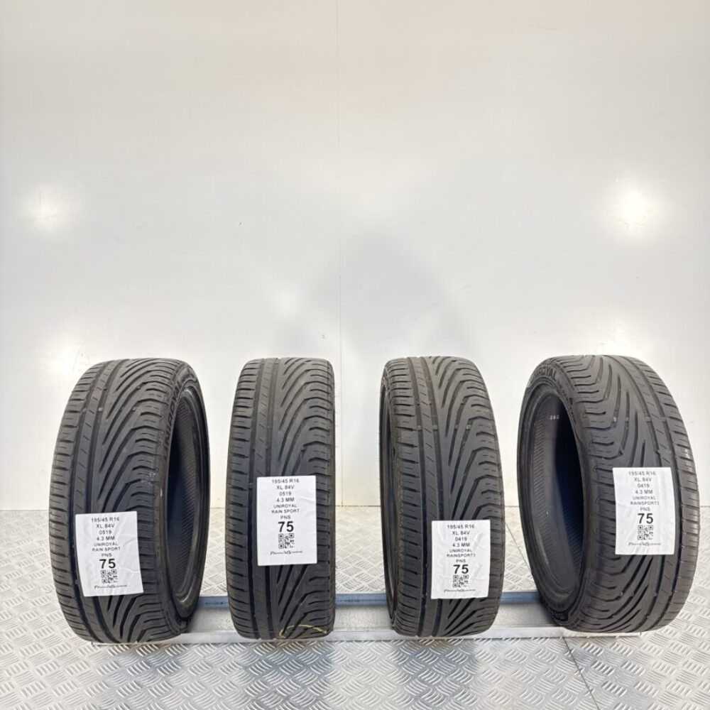 Pneumatici Usati 195 45 R16 XL 84V Uniroyal Rainsport3 Estive