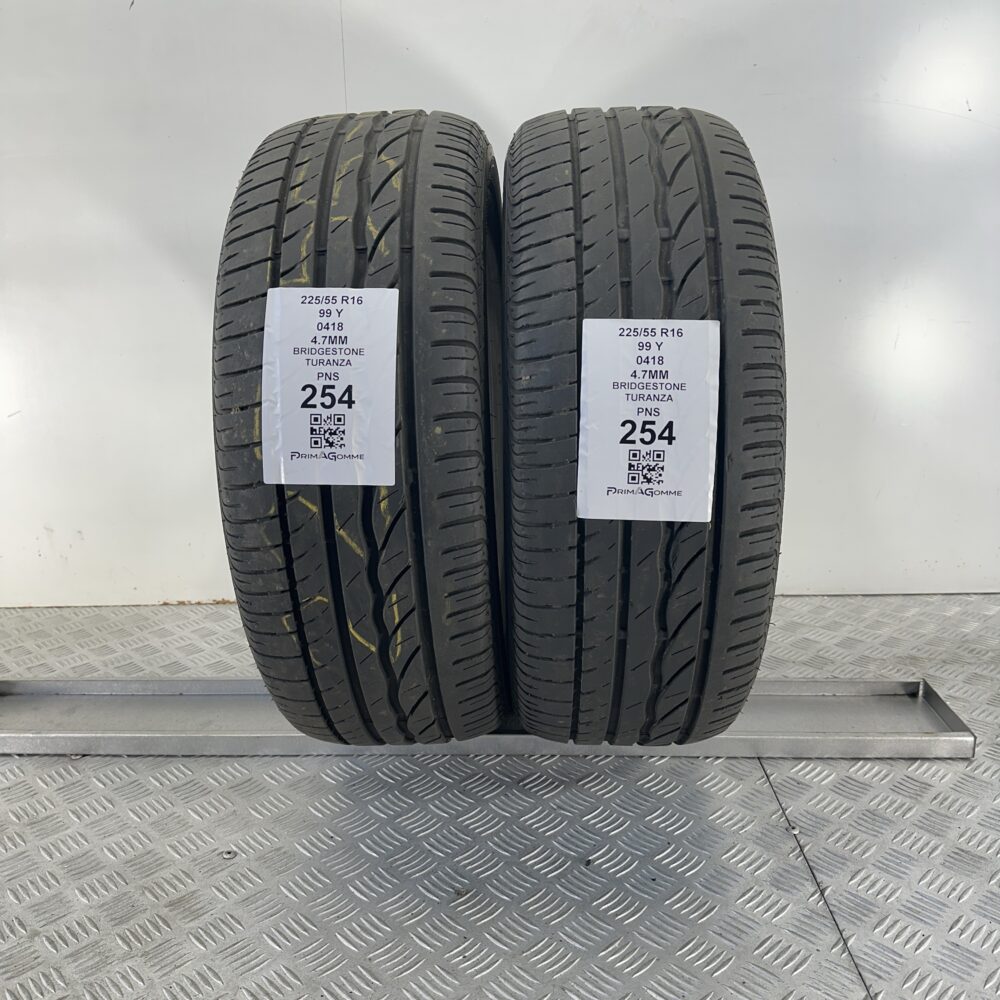 Pneumatici Usati 225 55 R16 99Y Bridgestone Turanza Estive