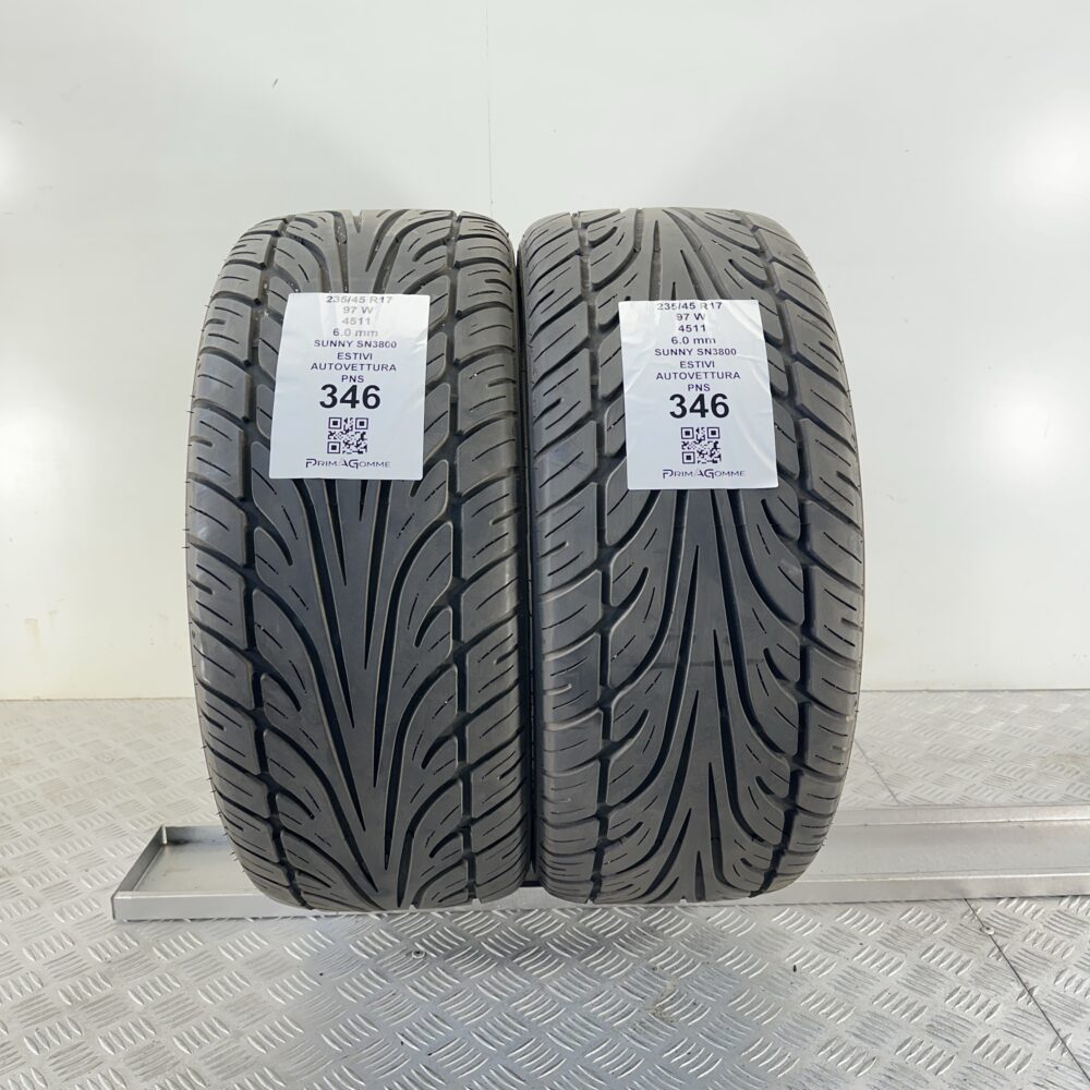 Pneumatici Usati 235 45 R17 97W Sunny SN3800 87% Estive