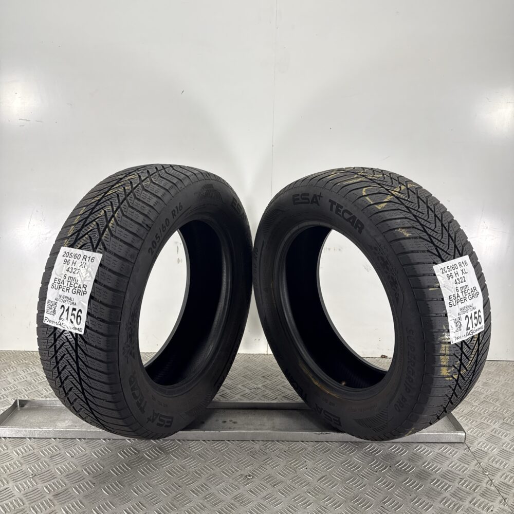 Gomme Usate 205 60 R16 XL 96H Esa Tecar Super Grip 86% Invernali - immagine 10