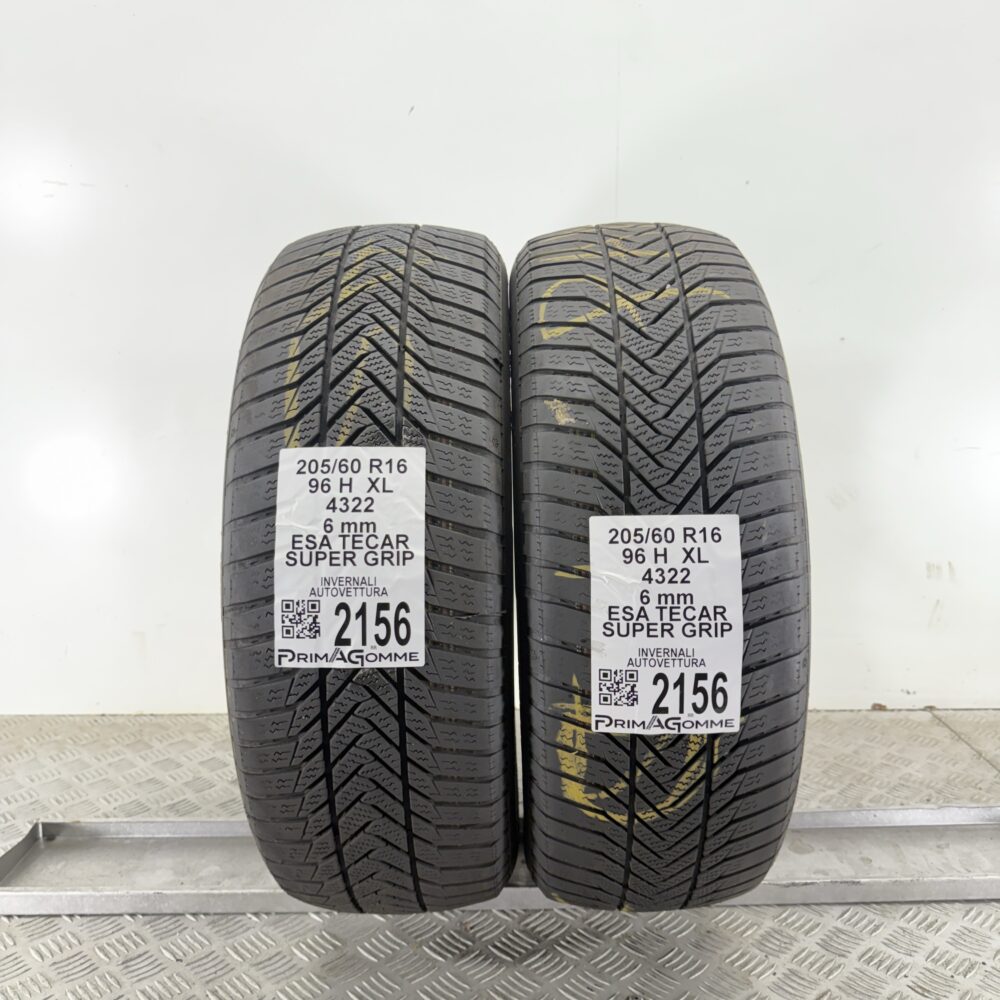 Gomme Usate 205 60 R16 XL 96H Esa Tecar Super Grip 86% Invernali - immagine 7