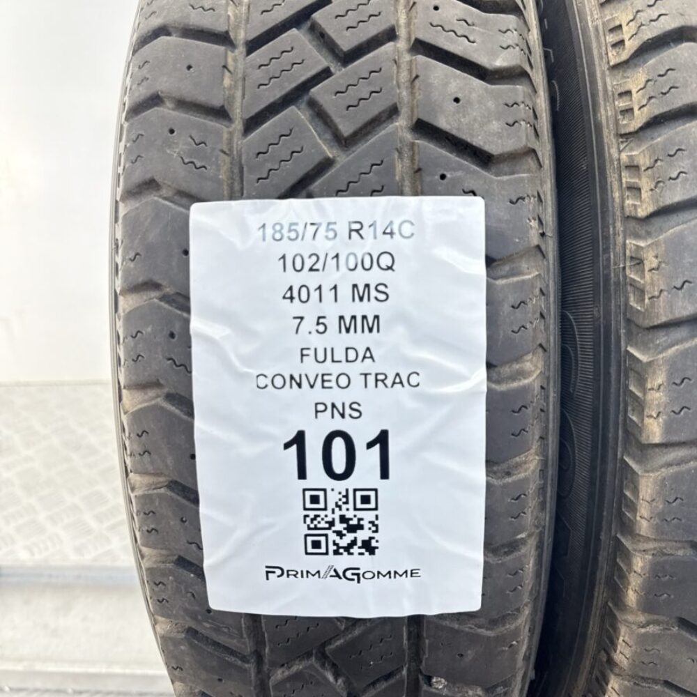 Pneumatici Usati 185 75 R14C 102 100Q Fulda Conveo Trac 99% Invernali - immagine 3