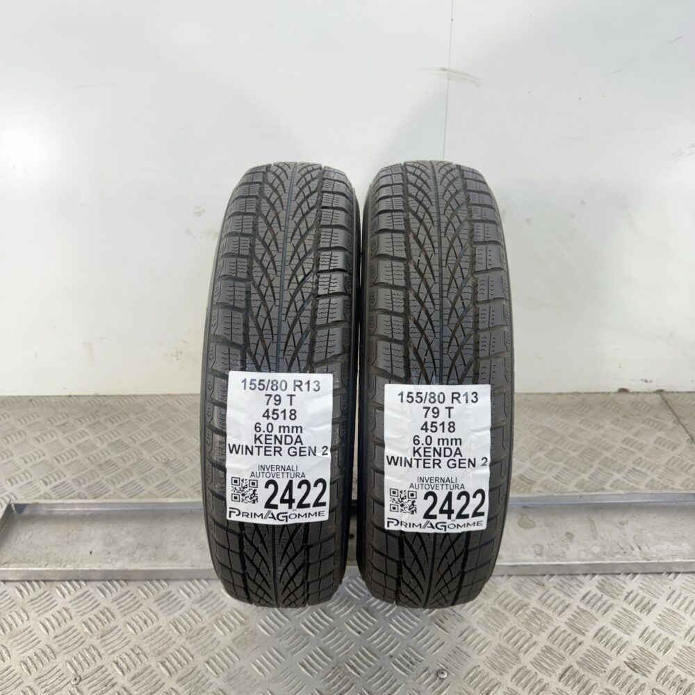 Gomme Usate 155 80 R13 79T Kenda Winter Gen 2 75% Invernali
