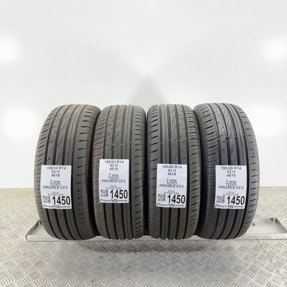 Gomme Usate 185 60 R14 82H Toyo Proxes CF2 99% Estive