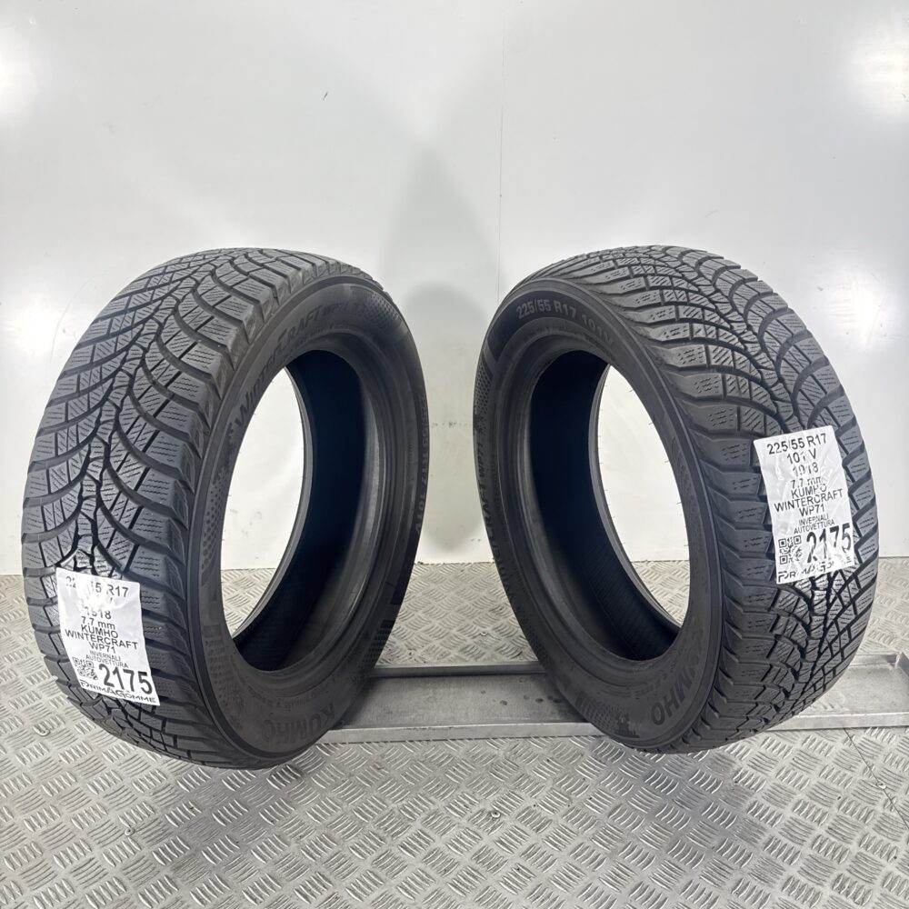 Gomme Usate 225 55 R17 101V Kumho Wintercraft WP71 100% Invernali - immagine 6