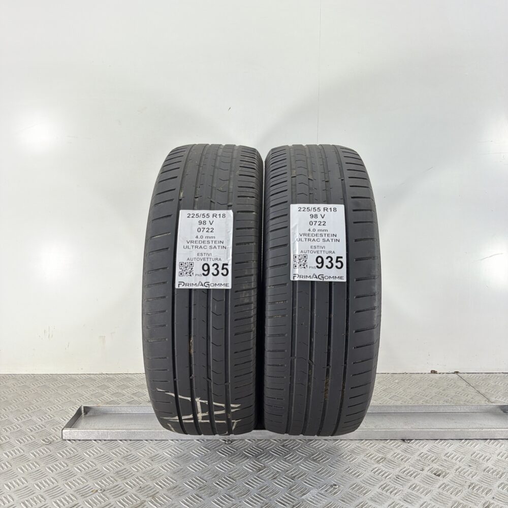 Pneumatici Usati 225 55 R18 98V Vredestein Ultrac Satin Estive