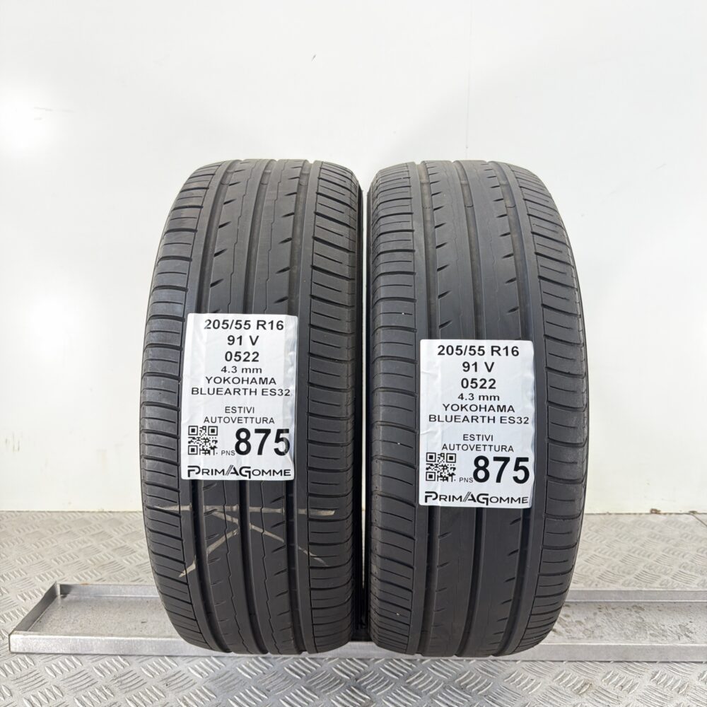Pneumatici Usati 205 55 R16 91V Yokohama Bluearth ES32 Estive