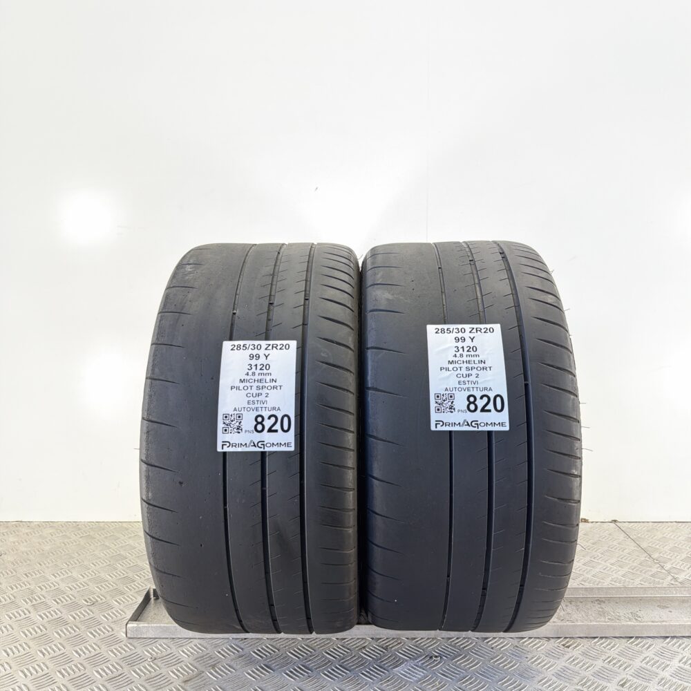 Pneumatici Usati 285 30 ZR20 99Y Michelin Pilot Sport Cup 2 Estive