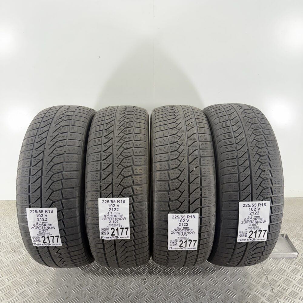 Gomme Usate 225 55 R18 102V Goodride Zuper Snow Z-507 Invernali