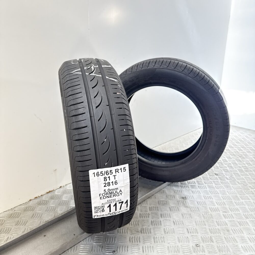 Gomme Usate 165 65 R15 81T Formula Energy 71% Estive - immagine 4