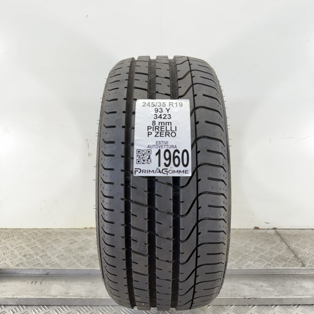 Pneumatico Usato 245 35 R19 93Y Pirelli P Zero 100% Estivo
