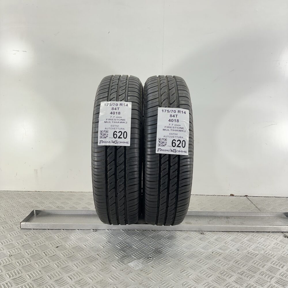 Pneumatici Usati 175 70 R14 84T Firestone Multihawk2 99% Estive