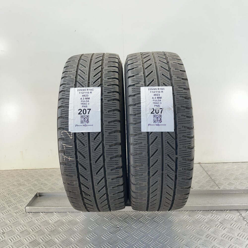 Pneumatici Usati 225 65 R16C 112/110R Fulda Trac 3 Invernali