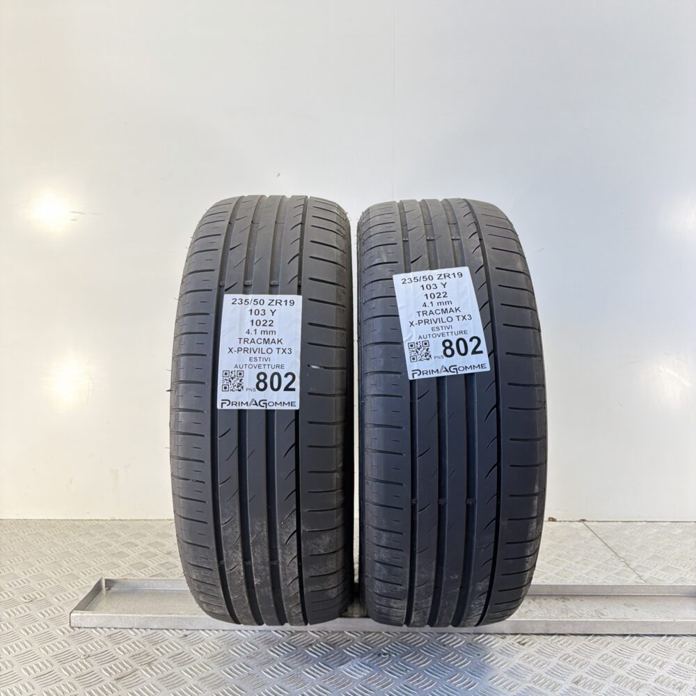 Pneumatici Usati 235 50 ZR19 103Y Tracmax X-Privilo TX3 Estive