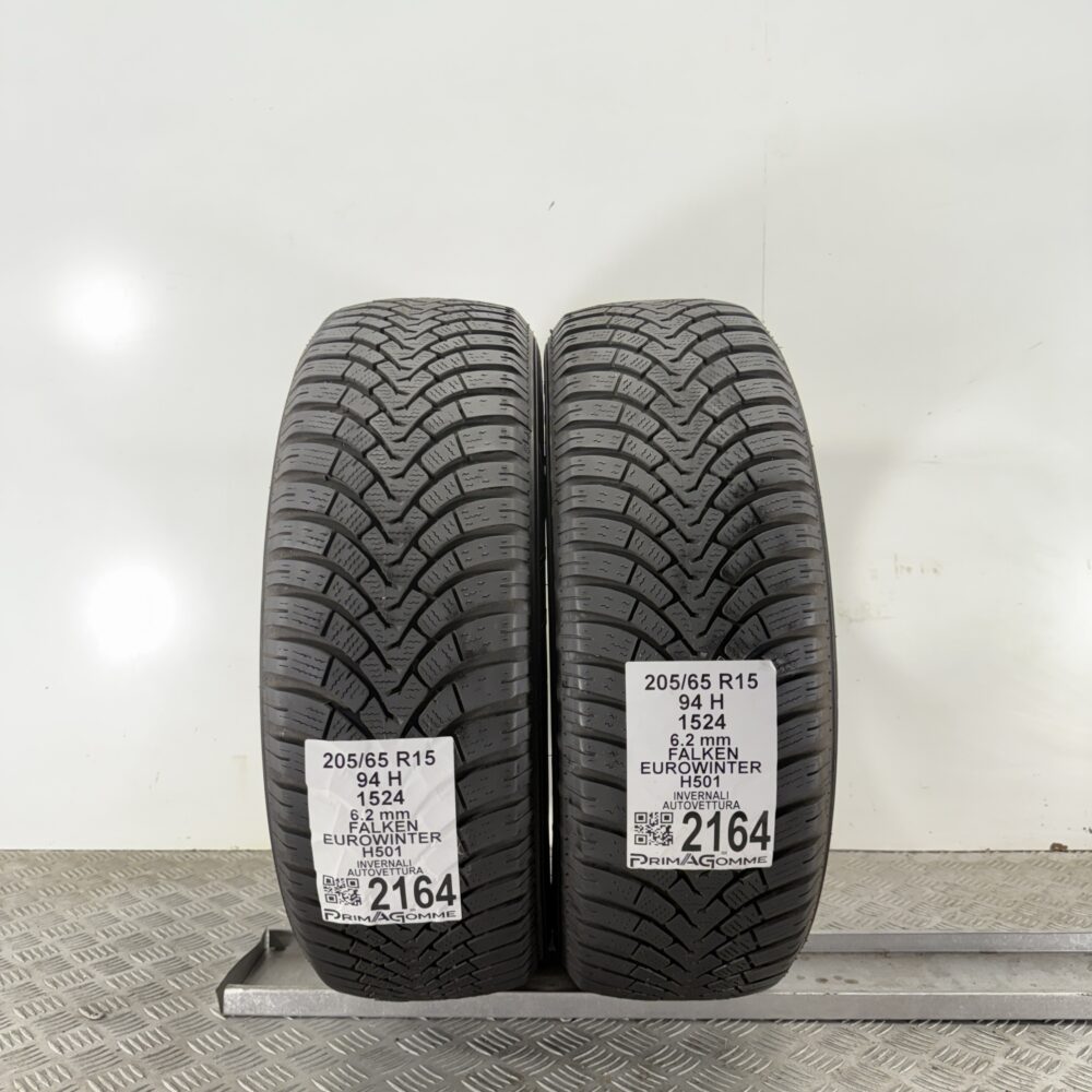 Gomme Usate 205 65 R15 94H Falken Eurowinter H501 89% Invernali