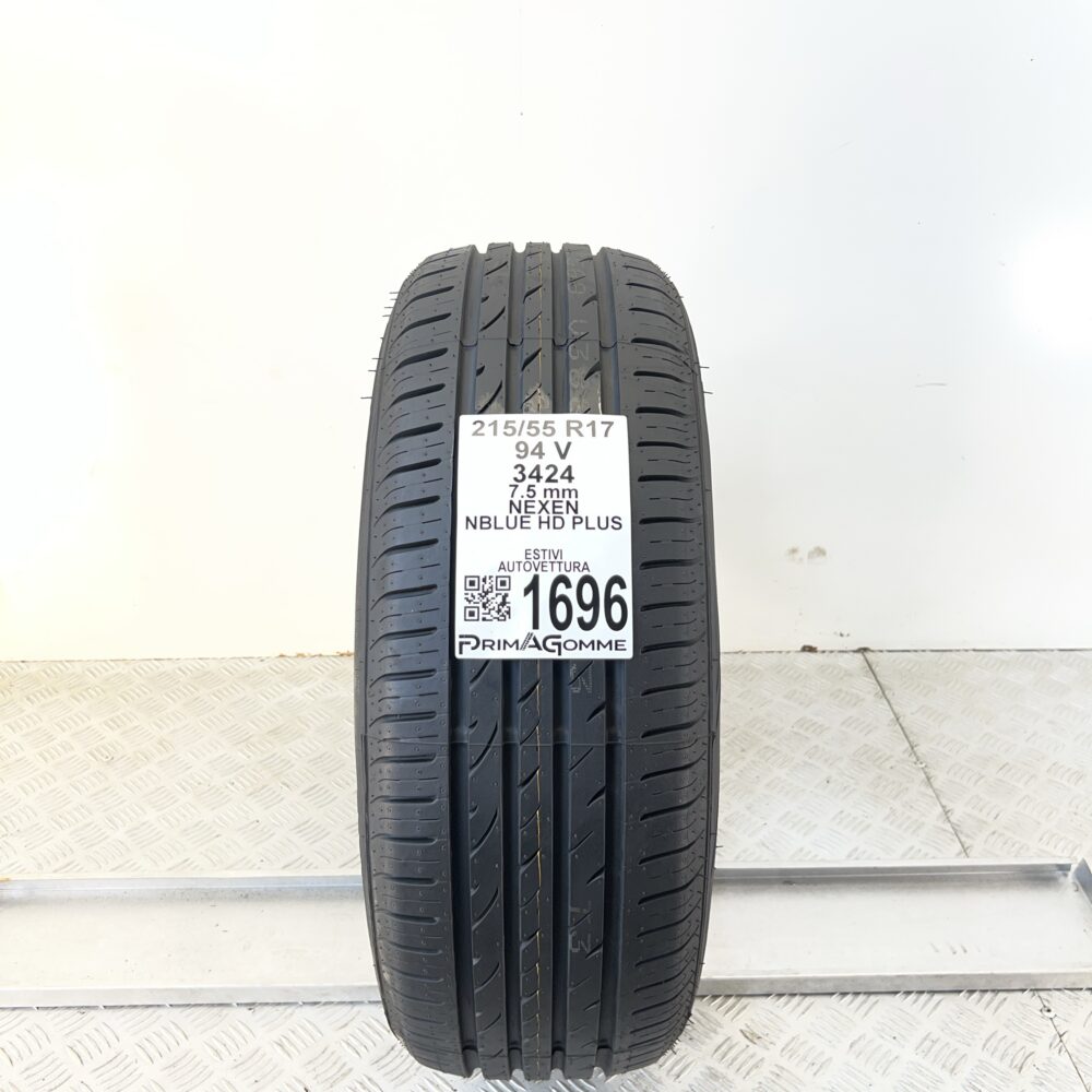 Pneumatico Usato 215 55 R17 94V Nexen Nblue HD Plus 100% Estivo