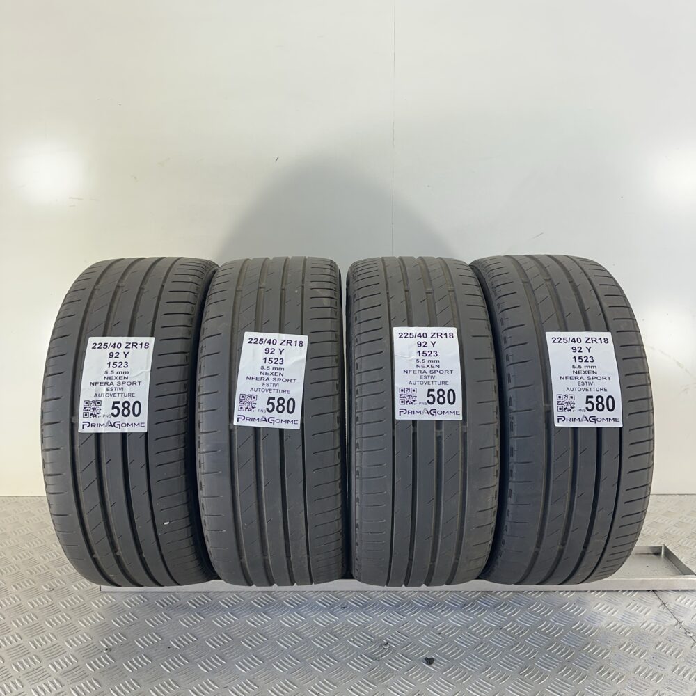 Pneumatici Usati 225 40 R18 92Y Nexen N Fera Sport 78% Estive