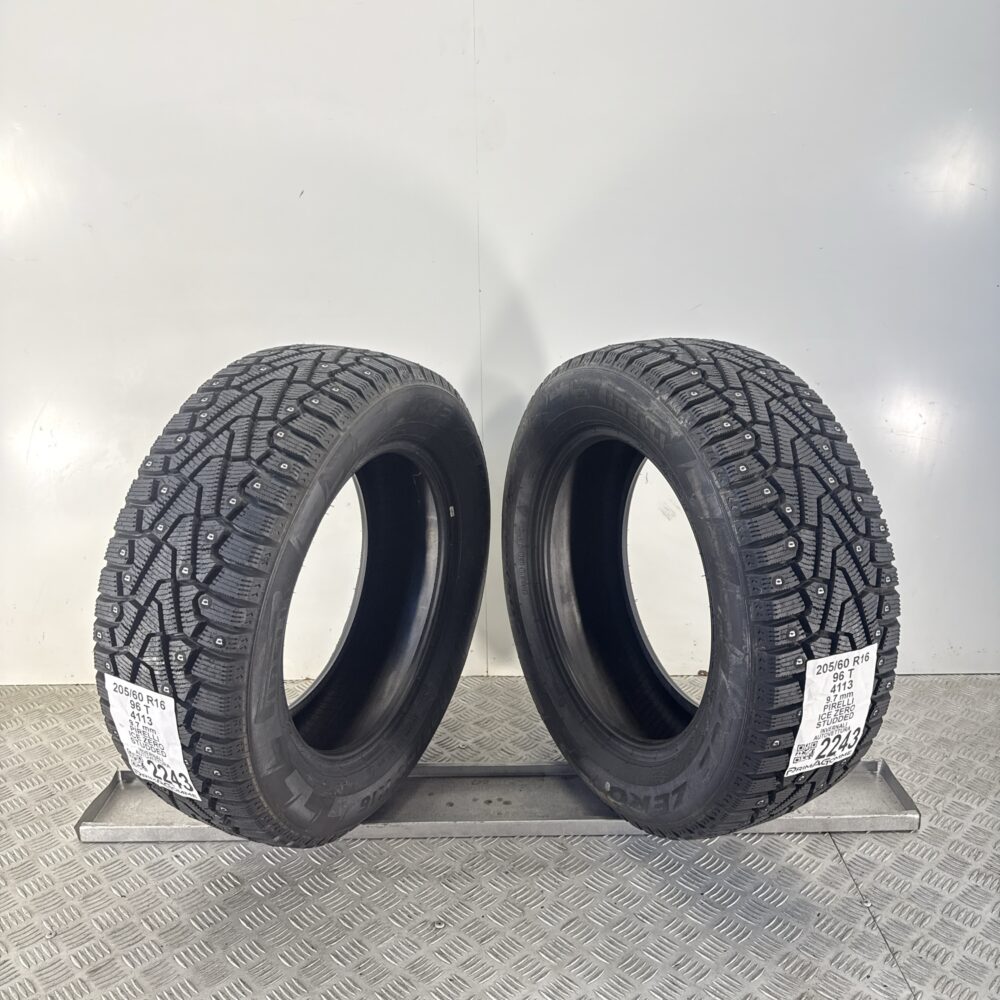 Gomme Usate 205 60 R16 96T Pirelli Ice Zero Studded 100% Invernali - immagine 6
