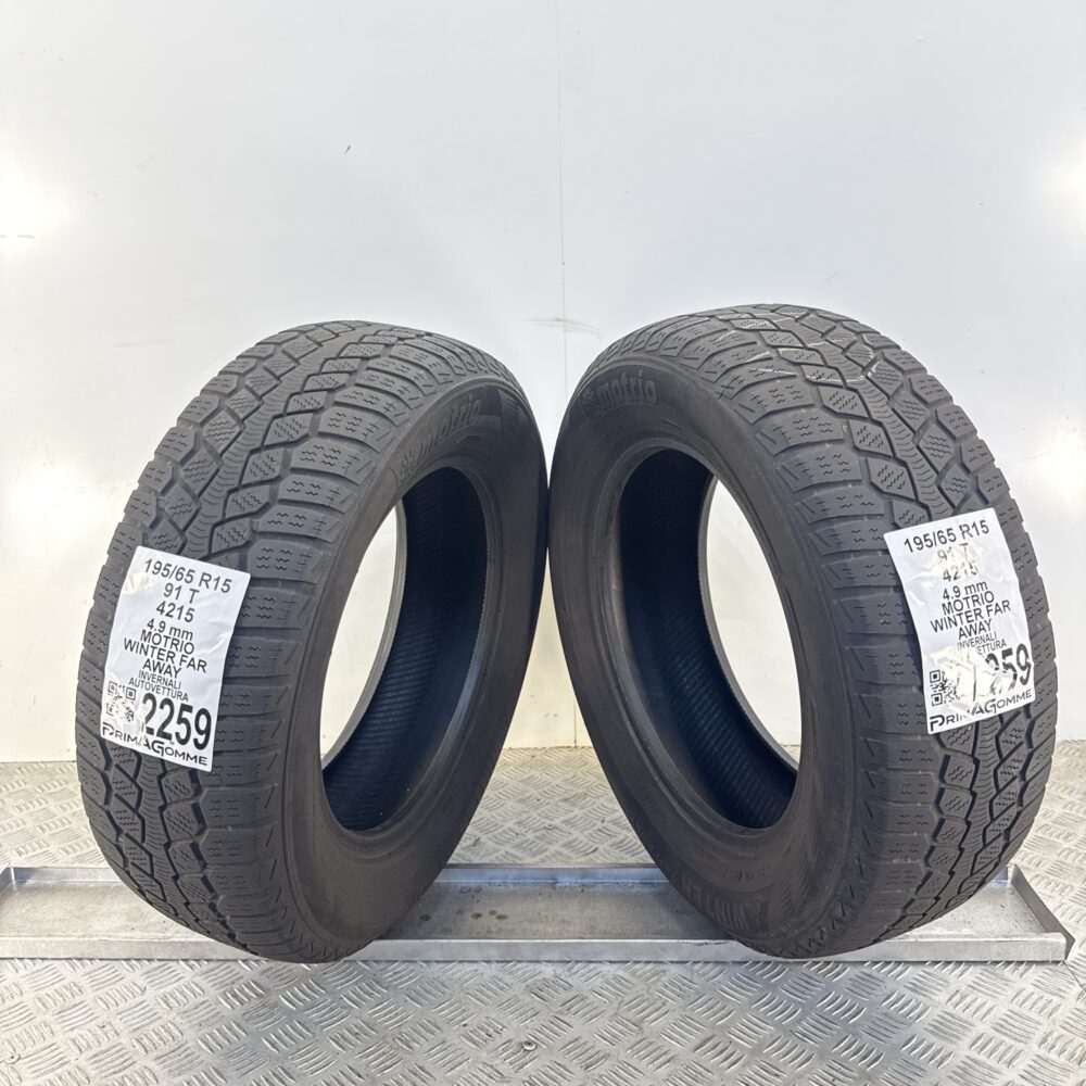 Gomme Usate 195 65 R15 91T Motrio Winter Far Away Invernali - immagine 6