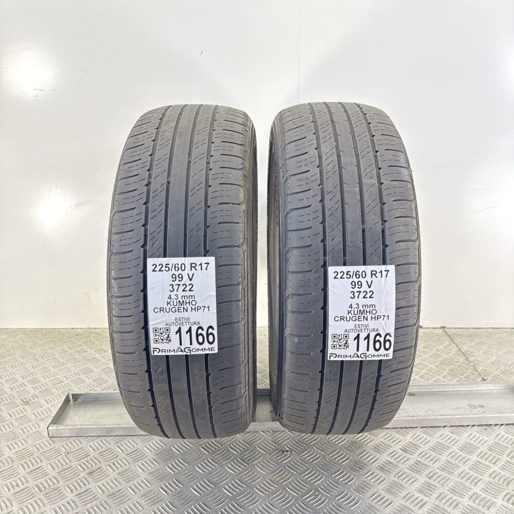 Gomme Usate 225 60 R17 99V Kumho Crugen HP71 Estive