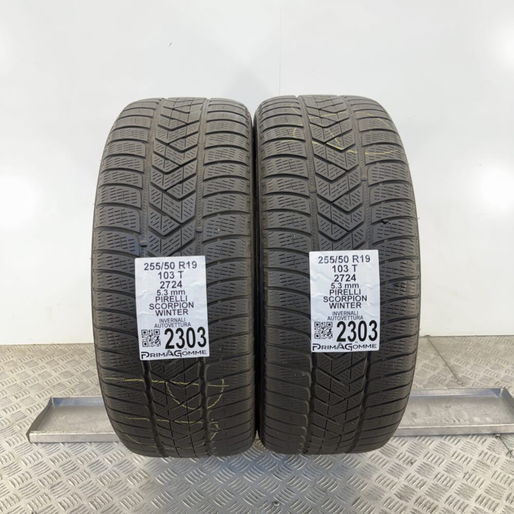 Gomme Usate 255 50 R19 103T Pirelli Scorpion Winter 76% Invernali