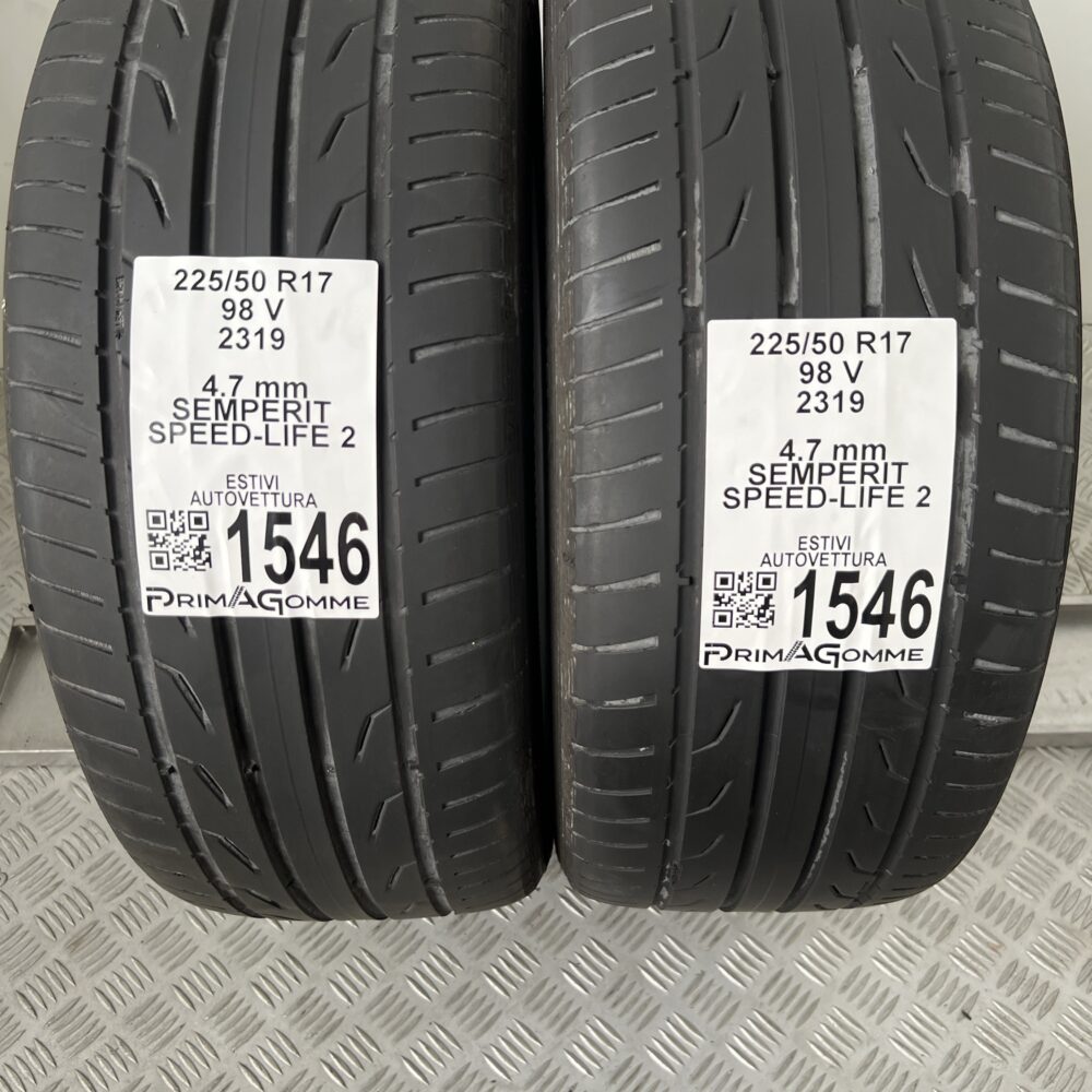 Gomme Usate 225 50 R17 98V Semperit Speed-Life 2 67% Estive