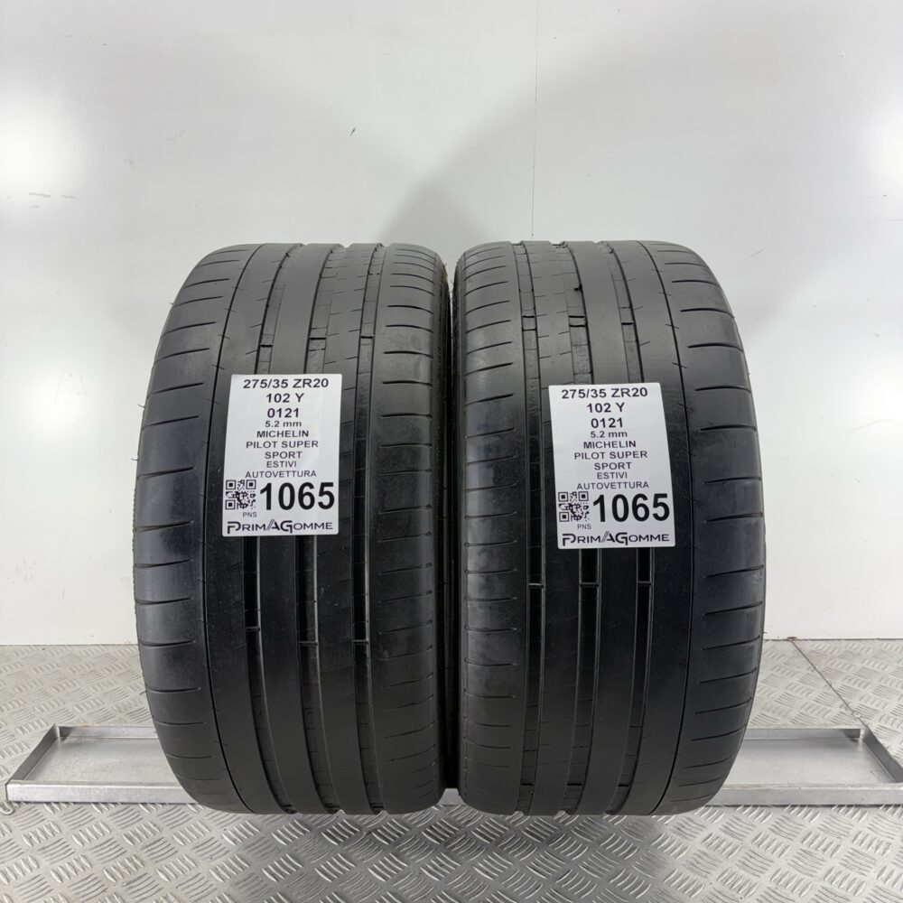 Gomme Usate 275 35 ZR20 102Y Michelin Pilot Super Sport 74% Estive