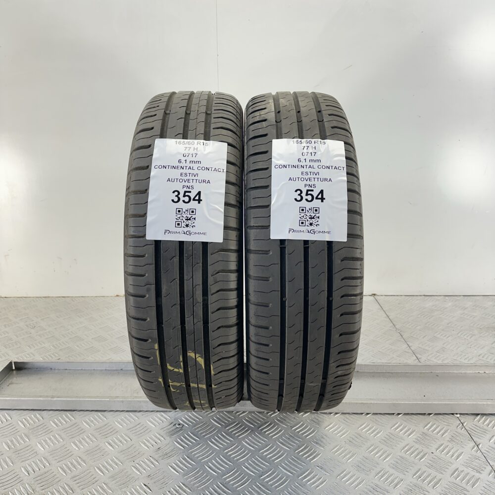 Pneumatici Usati 165 60 R15 77H Continental Contact 87% Estive