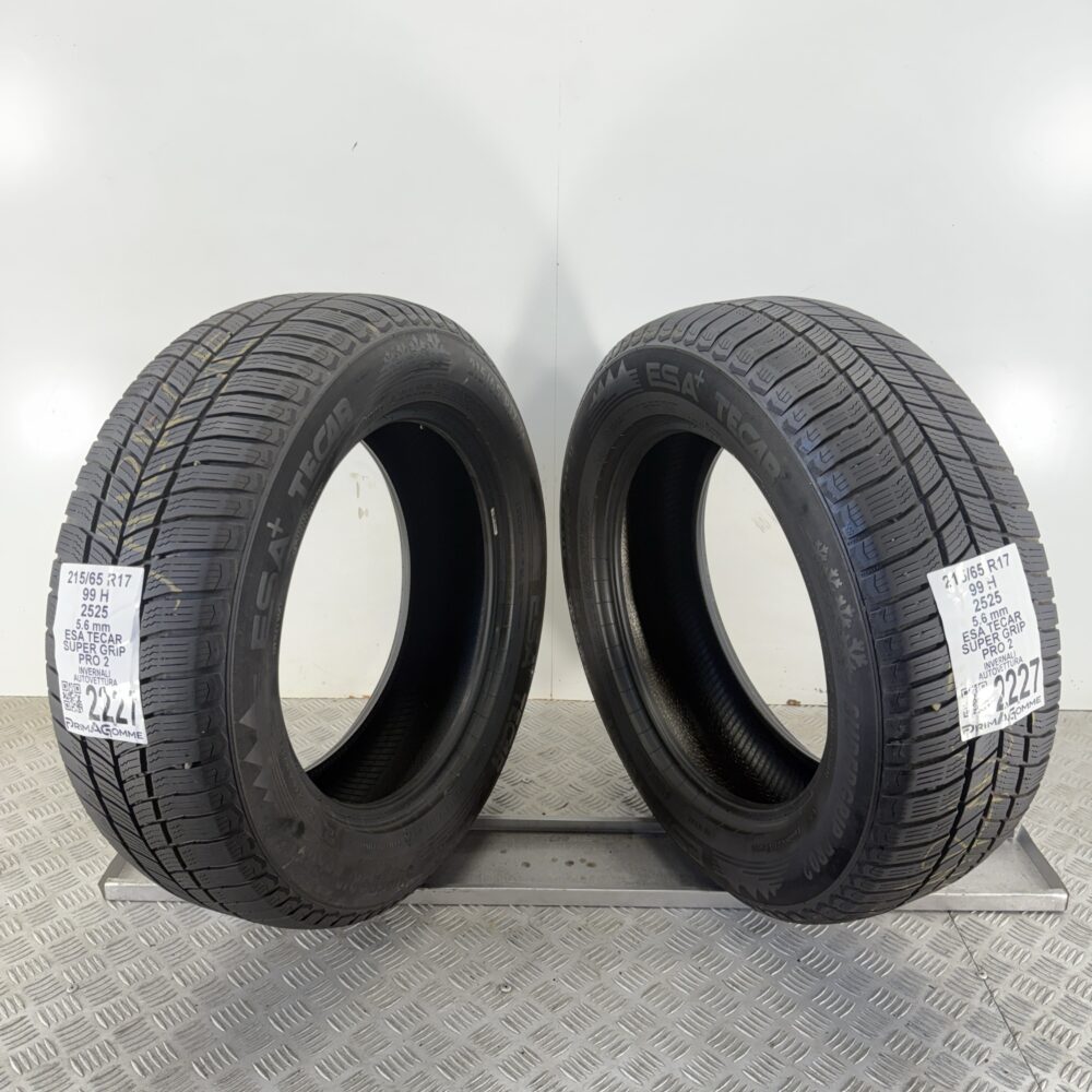 Gomme Usate 215 65 R17 99H Esa Tecar Super Grip Pro 2 80% Invernali - immagine 6