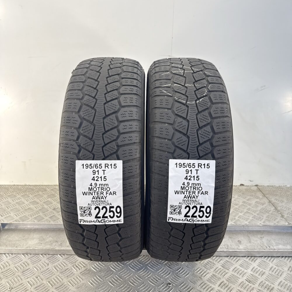 Gomme Usate 195 65 R15 91T Motrio Winter Far Away Invernali