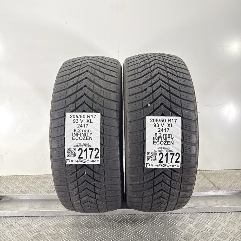 Gomme Usate 205 50 R17 XL 93V Infinity Ecozen 89% Invernali