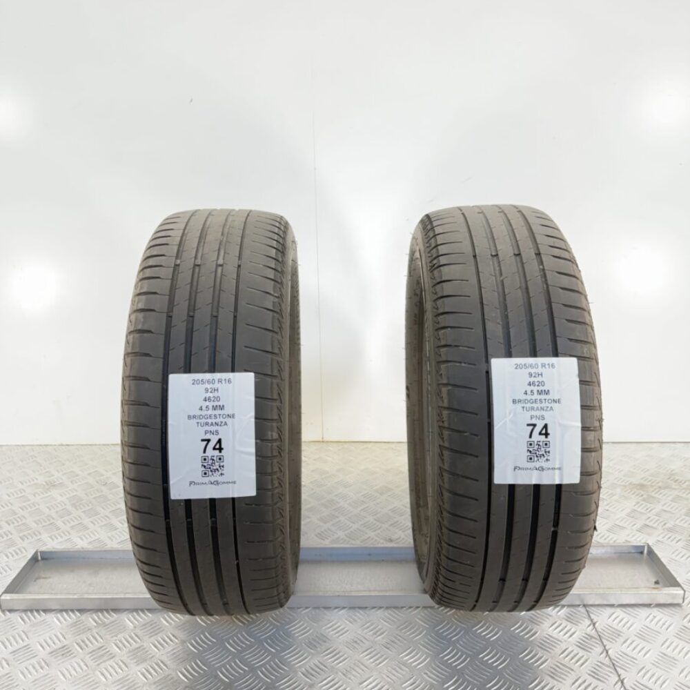 Pneumatici Usati 205 60 R16 92H Bridgestone Turanza Estive