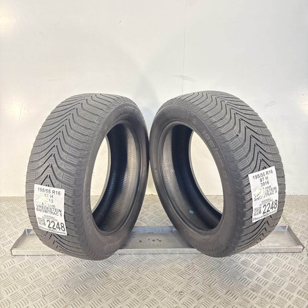 Gomme Usate 195 55 R16 87H Vredestein Snowtrac 5 Invernali - immagine 10