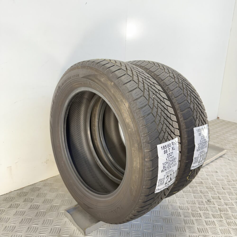 Gomme Usate 185 60 R15 XL 88T Yokohama BluEarth Winter V906 76% Invernali - immagine 5
