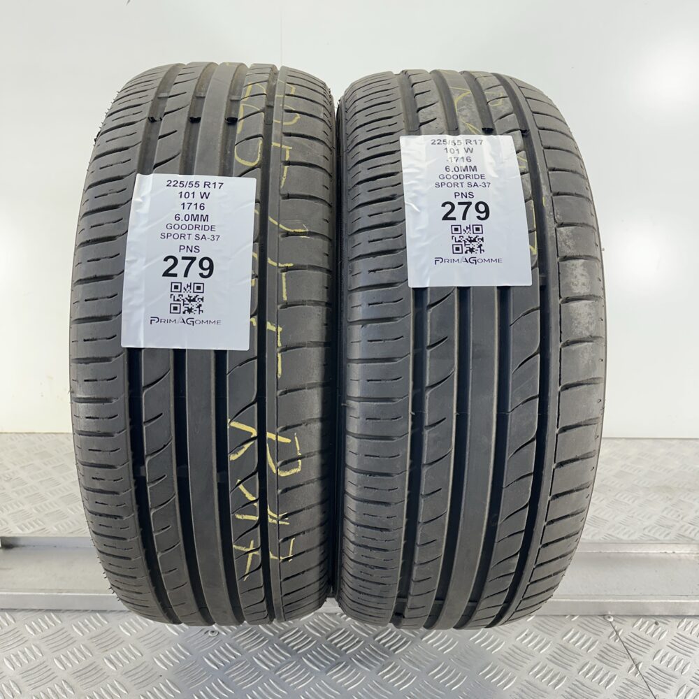 Pneumatici Usati 225 55 R17 101W Goodride Sport SA-37 90% Estive