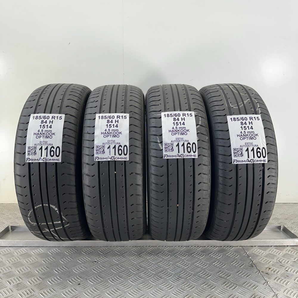 Gomme Usate 185 60 R15 84H Hankook Optimo Estive