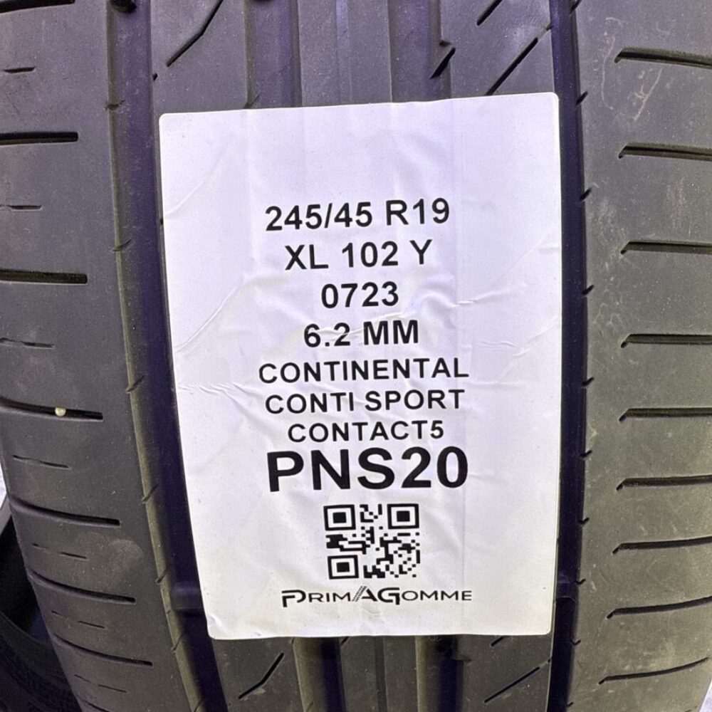 Gomme Usate 245 45 R19 102Y Continental ContiSportContact5 6.2mm Estive - immagine 3