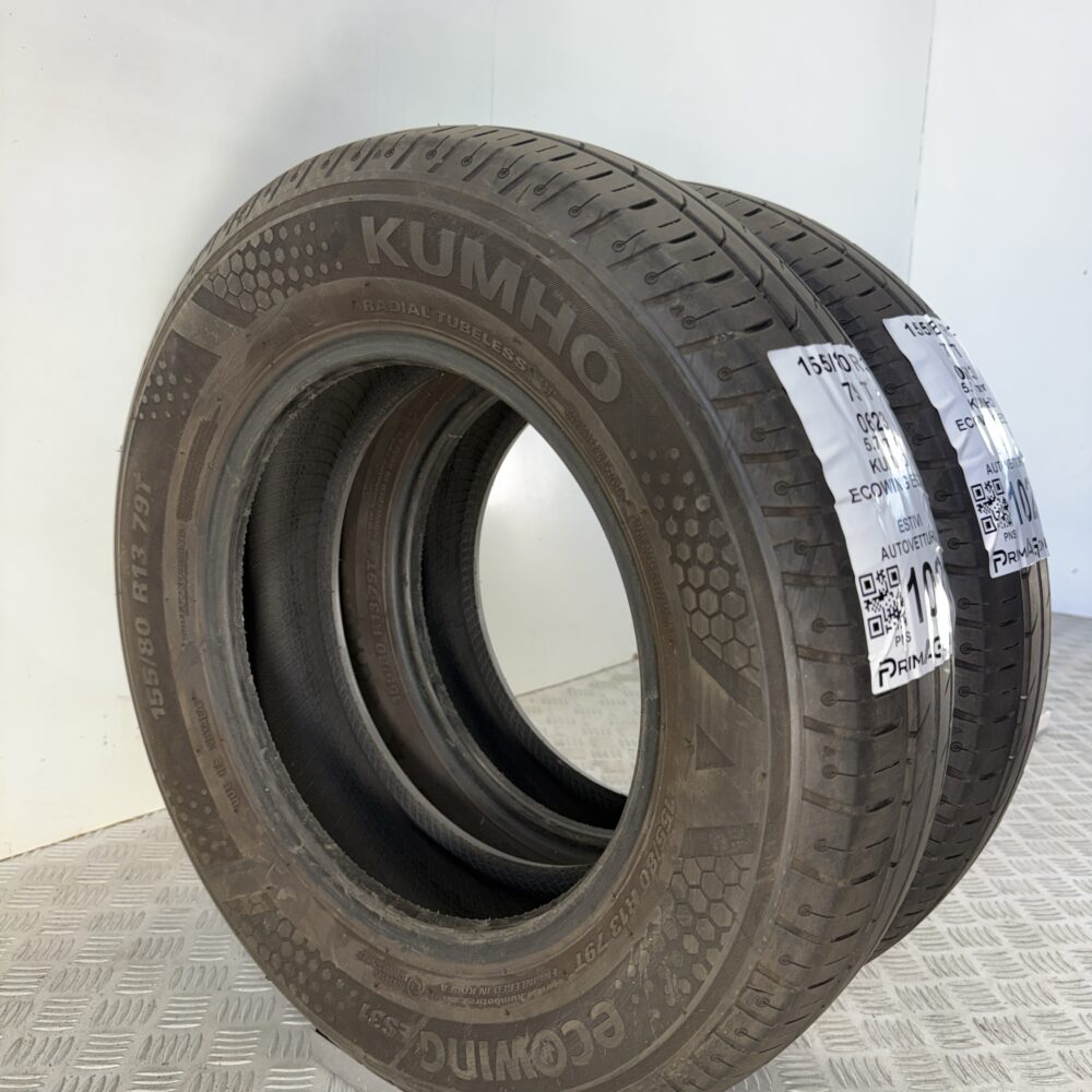 Gomme Usate 155 80 R13 79T Kumho Ecowing ES31 78% Estive - immagine 7