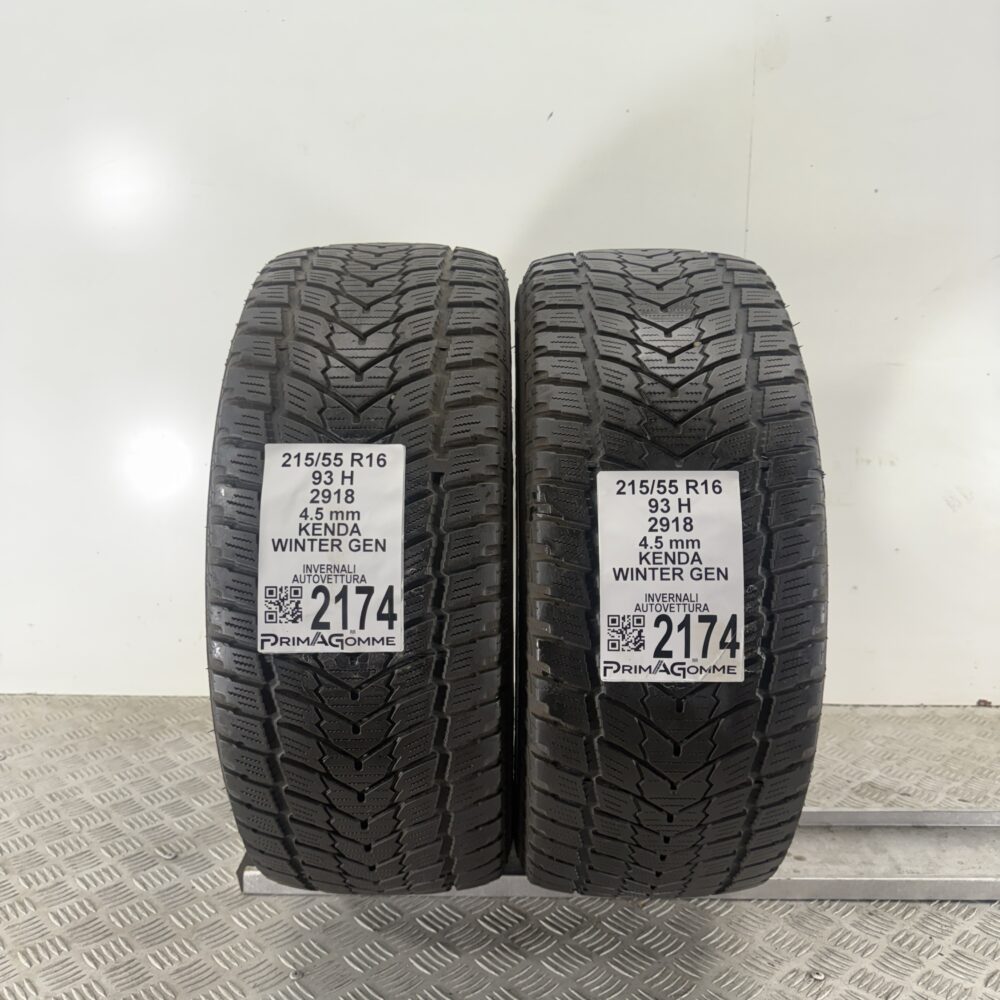 Pneumatici Usati 215 55 R16 93H Kenda Winter Gen Invernali - immagine 4