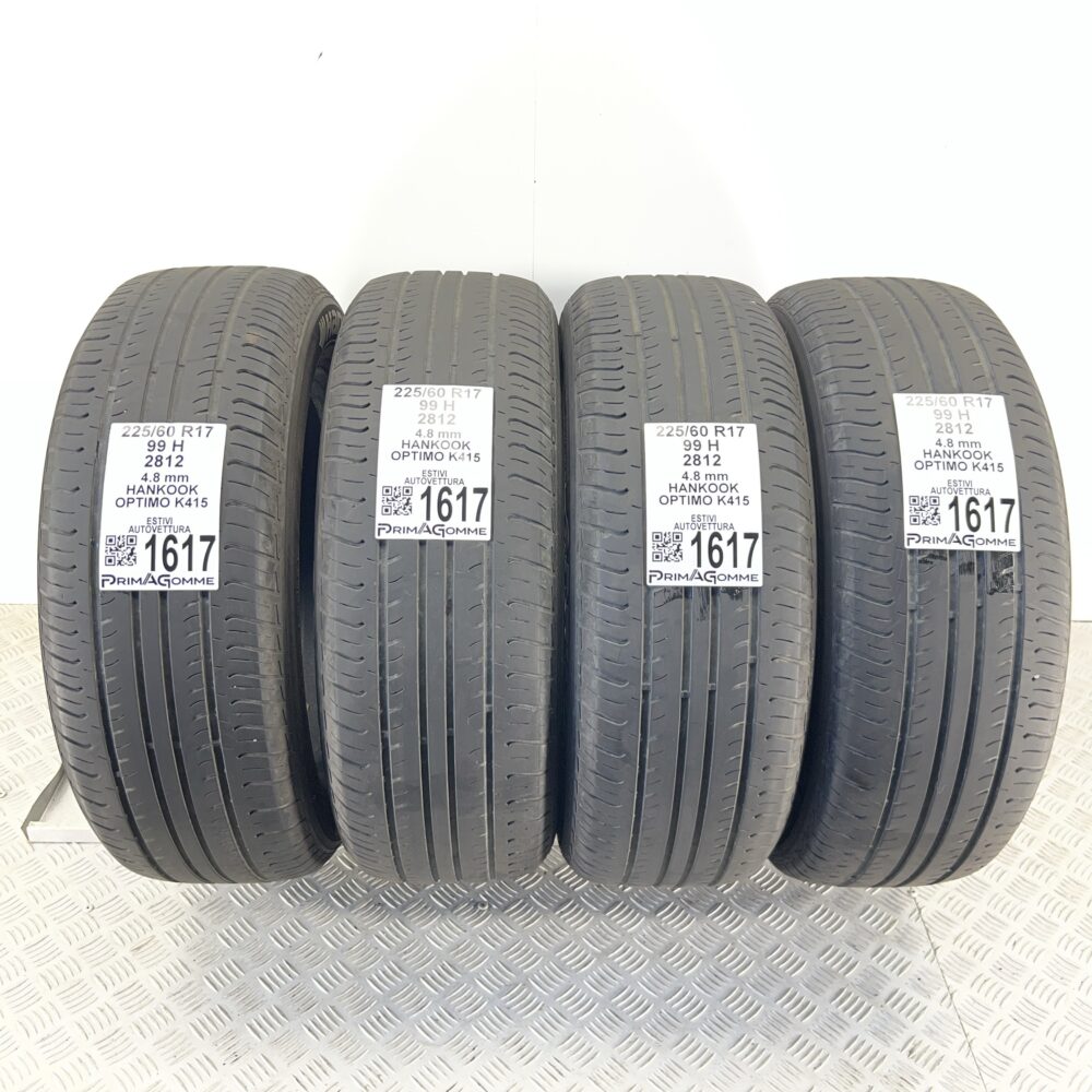 Pneumatici Usati 225 60 R17 99H Hankook Optimo K415 Estivo
