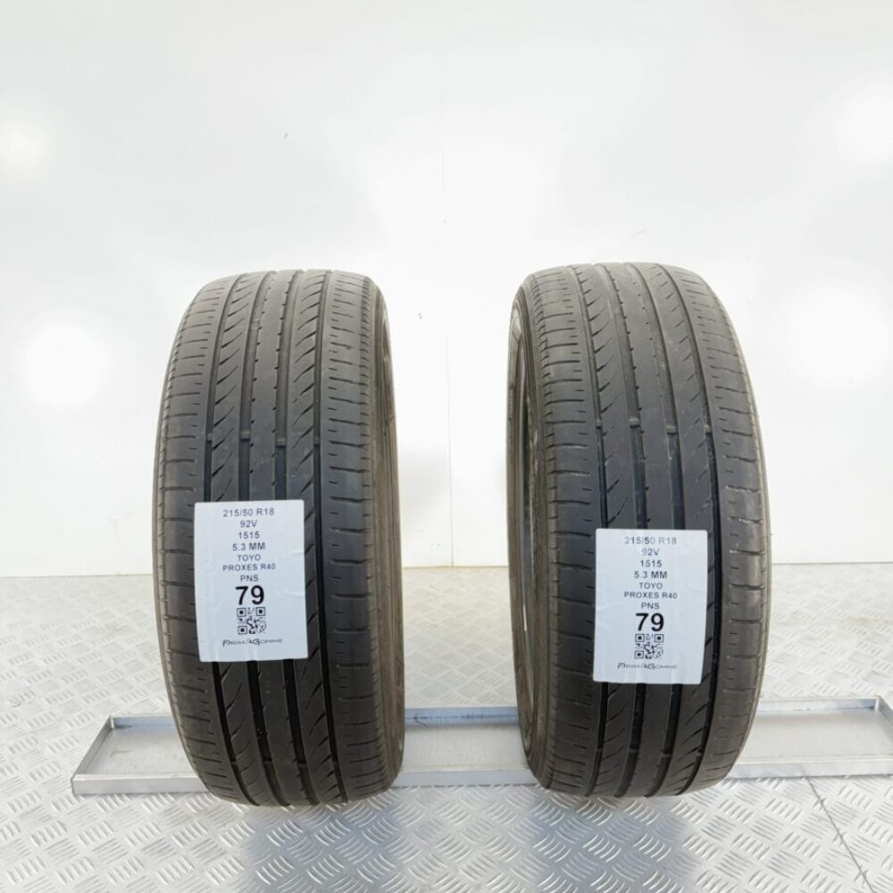 Gomme Usate 215 50 R18 92V Toyo Proxes R40 5.3mm Estive