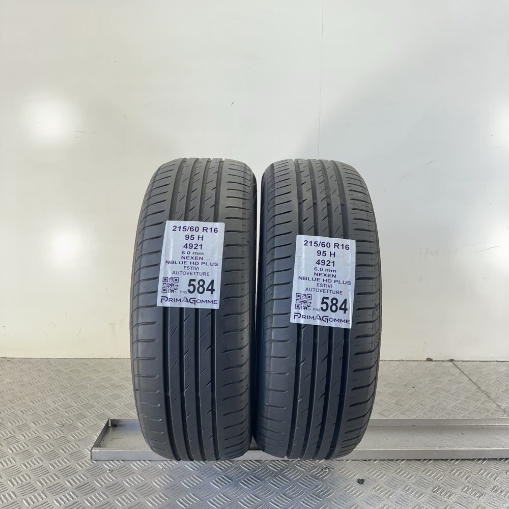 Pneumatici Usati 215 60 R16 95H Nexen NBlue HD Plus 88% Estive