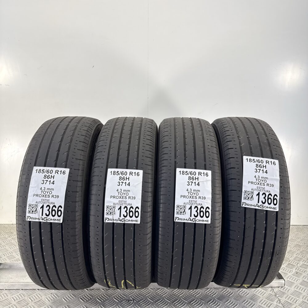 Pneumatici Usati 185 60 R16 86H TOYO PROXES R39 Estive