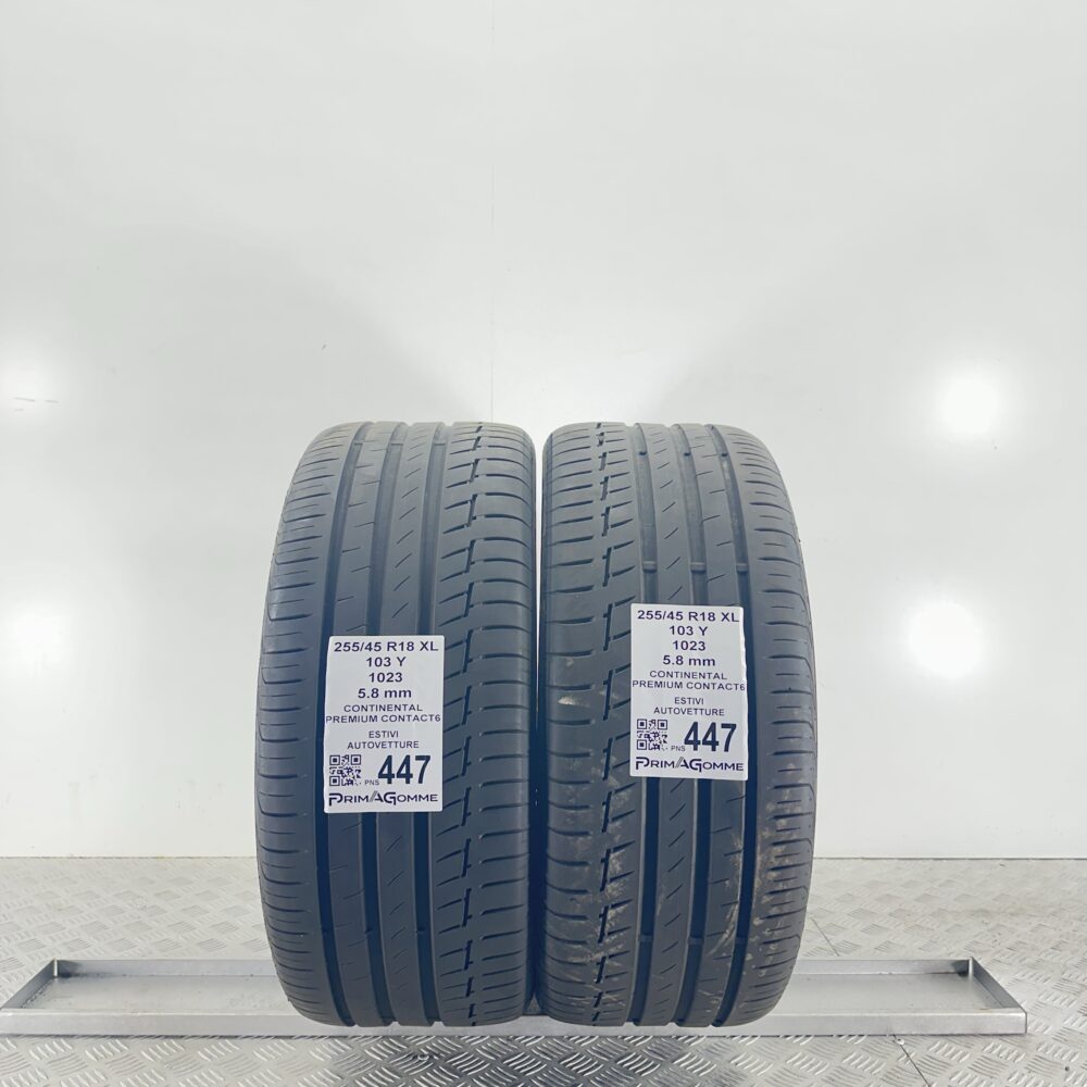 Pneumatici Usati 255 45 R18 XL 103Y Continental Premium Contact6 83% Estive