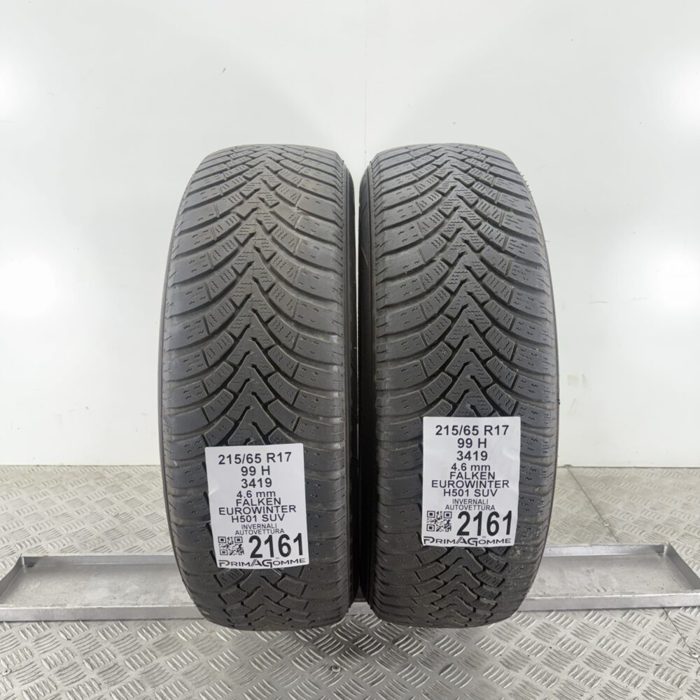 Pneumatici Usati 215 65 R17 99H Falken Eurowinter H501 SUV Invernali