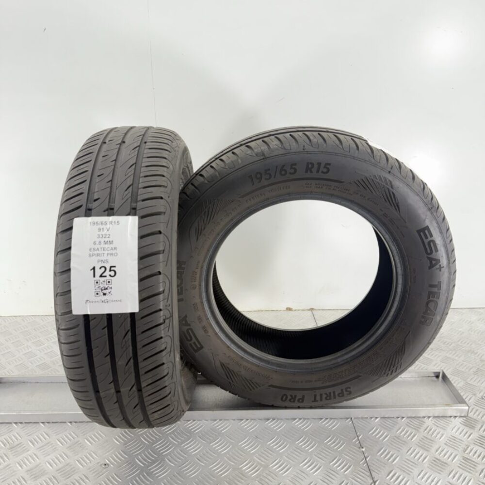 Gomme Usate 195 65 R15 91V Esatecar Spirit Pro 6.8mm Estive - immagine 6