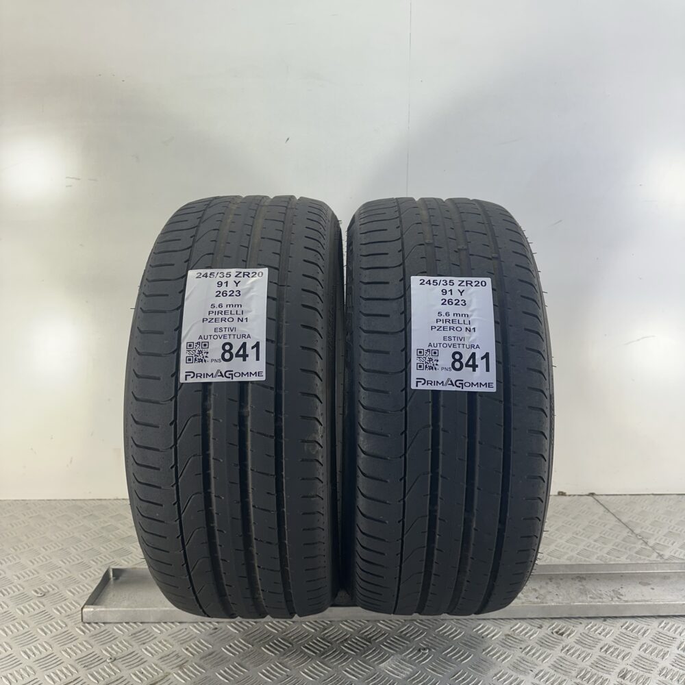 Pneumatici Usati 245 35 ZR20 91Y Pirelli PZero N1 80% Estive