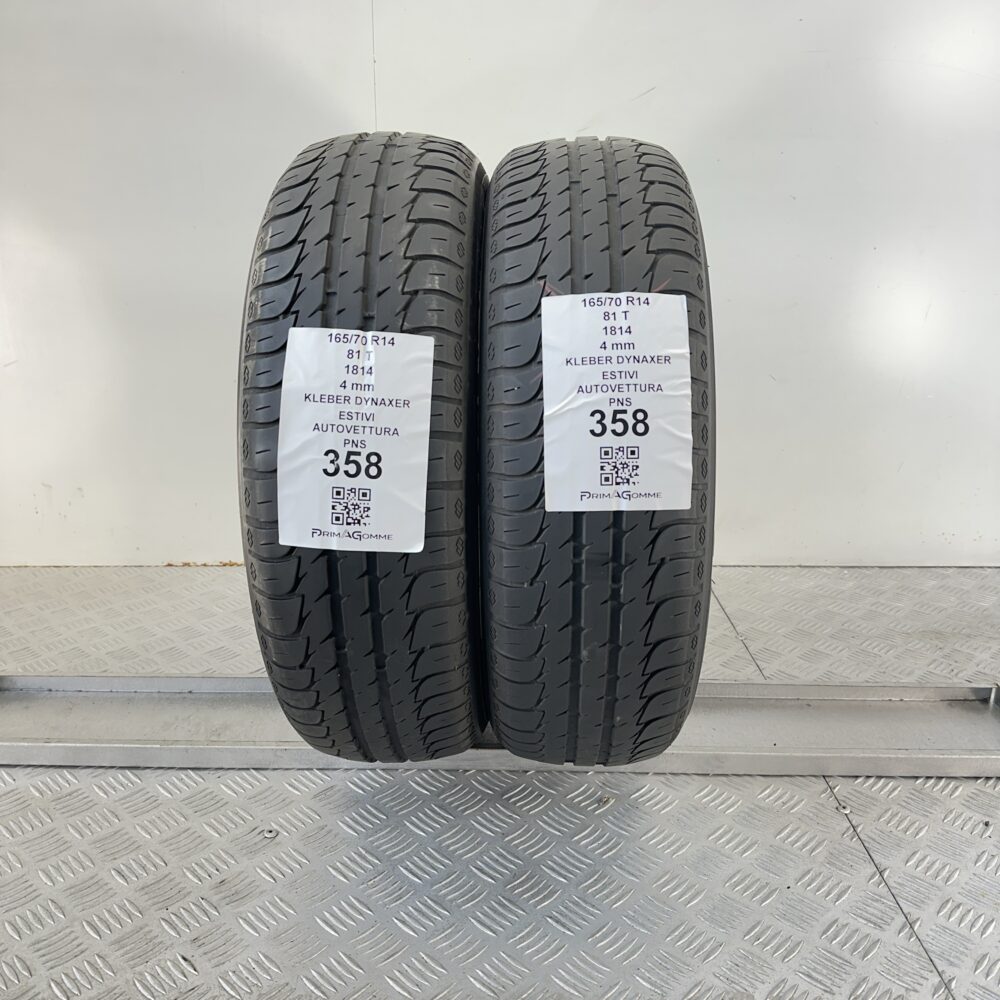 Pneumatici Usati 165 70 R14 81T Kleber Dynaxer Estive