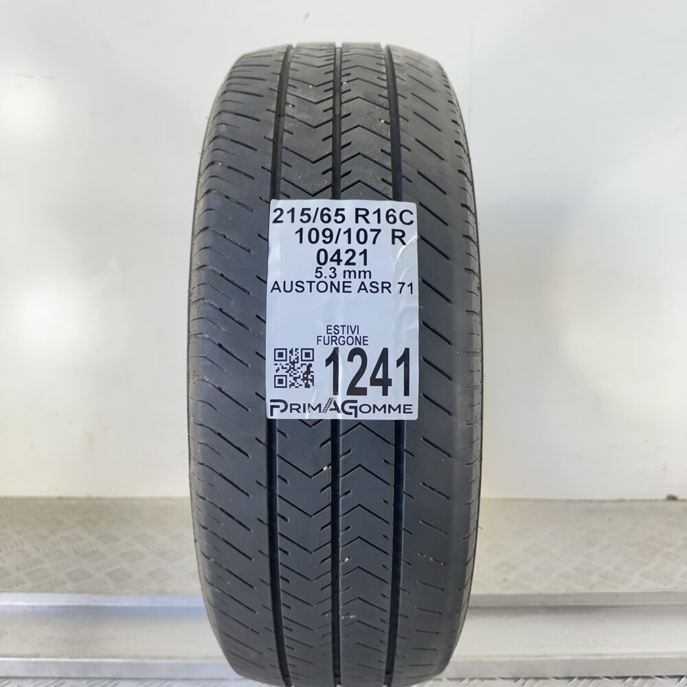 Pneumatico Usato 215 65 R16C 109/107R Austone ASR 71 Estivo